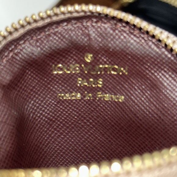 Louis Vuitton Monogram Mini Lin coin case in EUC - Picture 11 of 17